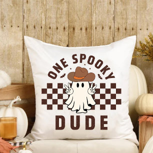 Coussin Un bébé cowboy ouest américain d'un mec effrayant 