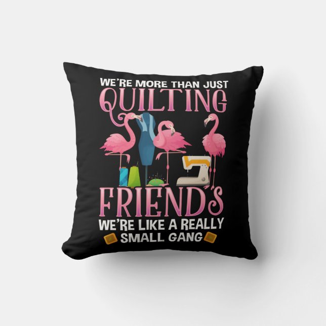 Coussin Un cadeau amusant pour les amies pourries (Recto)