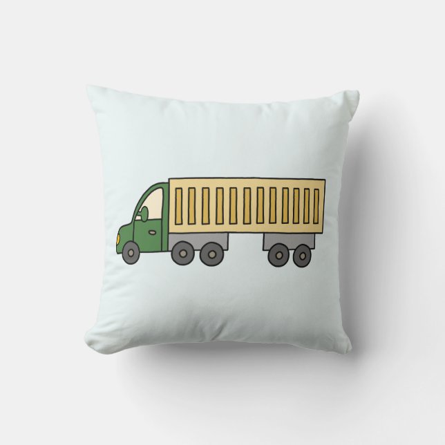 Coussin Un camion (Recto)