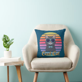 Coussin Un chat Cool
