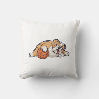 Coussin Un chien paresseux