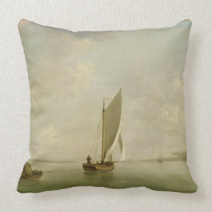 Coussin Un claquer sous la voile dans une brise légère e