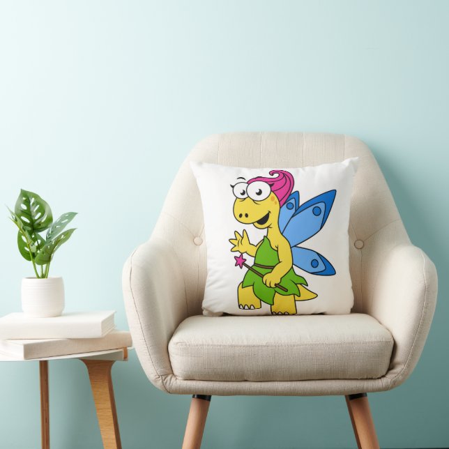 Coussin Un Dessin Fairysaur Dinosaur. (Chaise)