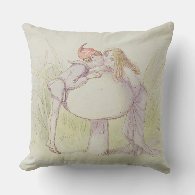 Coussin Un elfe et une fée (Recto)