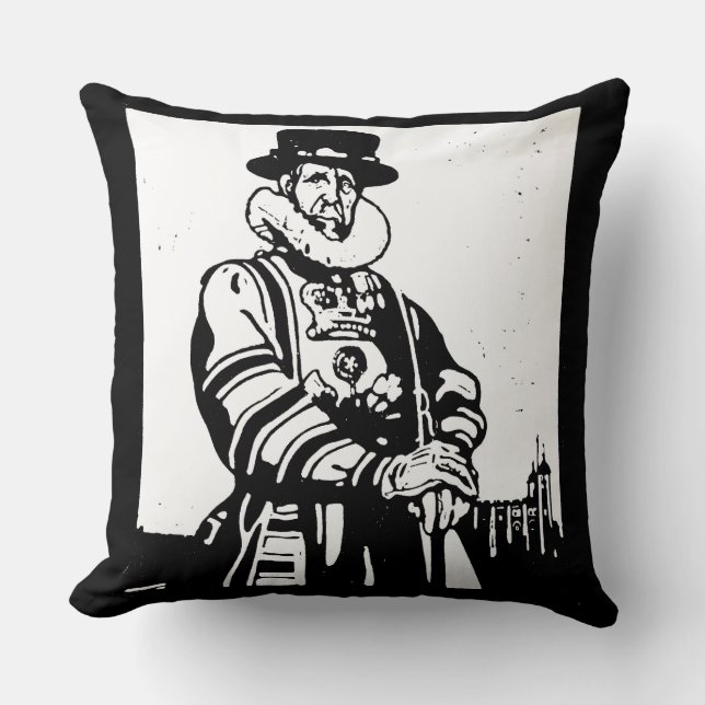 Coussin Un jeune gardien ou un père de famille (Recto)