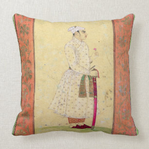 Coussin Un jeune noble de la cour de Mughal, du Lar