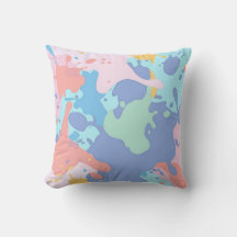 Un motif désordonné de taches de peinture