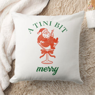 Coussin Un Noël un peu joyeux Père Noël