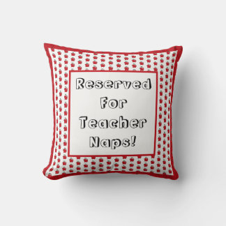 Coussin Un professeur A+ Pomme rouge cool École dessin ani