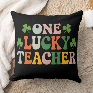 Coussin Un Professeur chanceux Enseigner la Saint Patrick