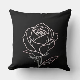 Coussin Un seul rose