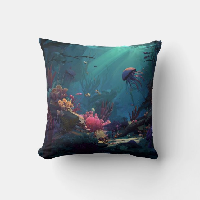 Coussin Under The Sea (Recto)