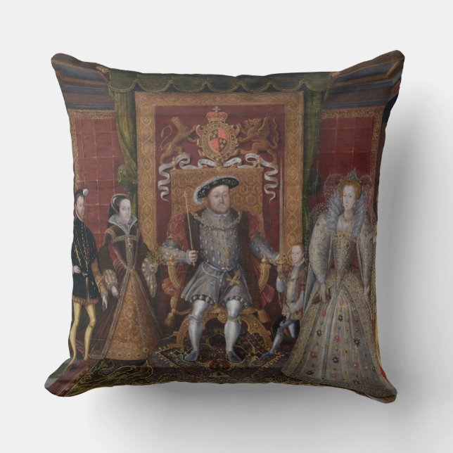 Coussin Une allégorie de la succession de Tudor : La (Recto)