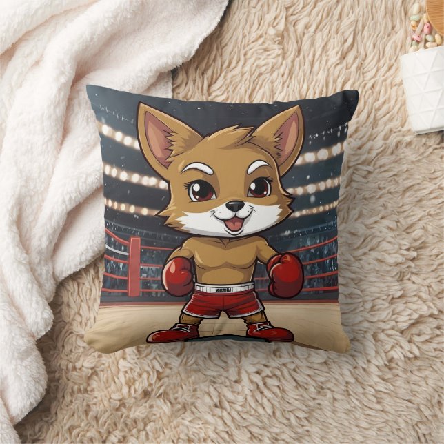 Coussin Une boîte Cayote Kawaii Cute (Couverture)
