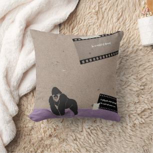 Coussin Une couverture puissante de la couette Gorilla