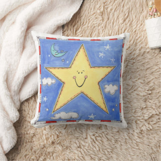 Coussin Une étoile souriante