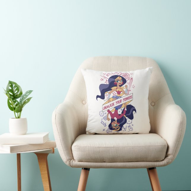 Coussin Une Femme Merveilleuse Démasque Vos Pouvoirs (Chaise)
