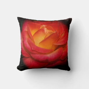 Coussin Une flamme Rose
