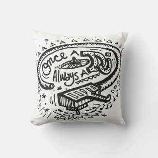 Coussin Une fois DJ, toujours DJ recto-verso