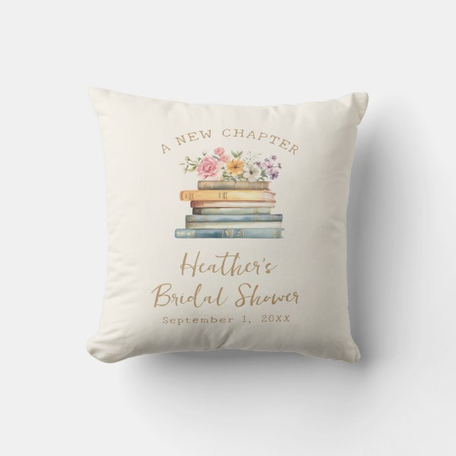 Coussin Une nouvelle Fête des mariées de livre de chapitre (Recto)
