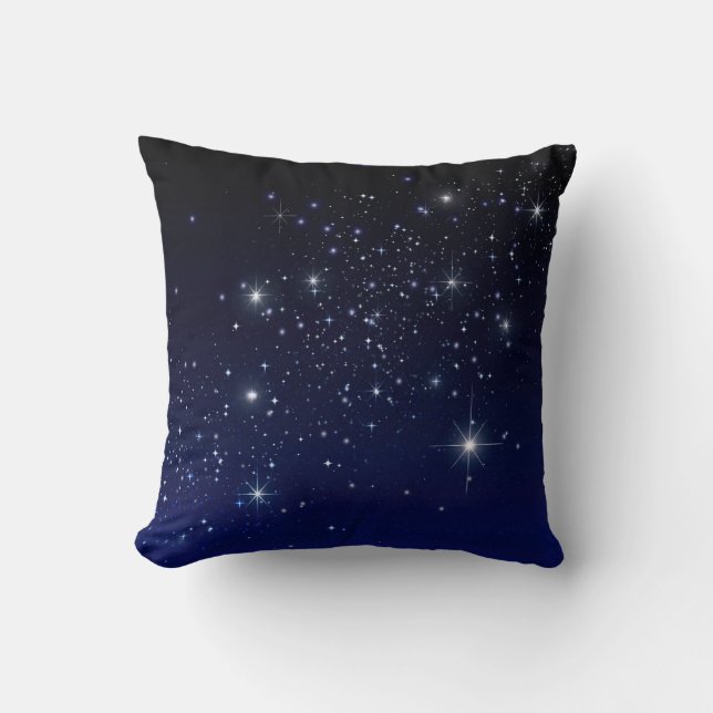 COUSSIN UNE NUIT COMPLÈTE D'ÉTOILES (Recto)