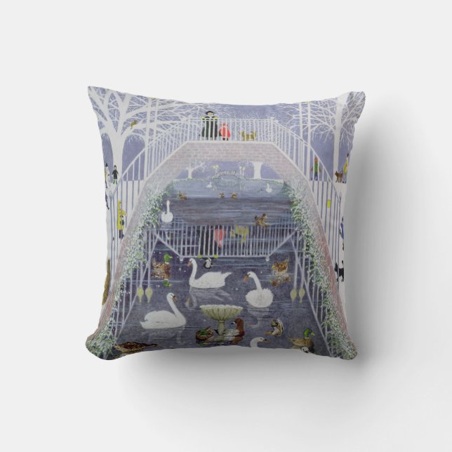 Coussin Une promenade en parc (Recto)