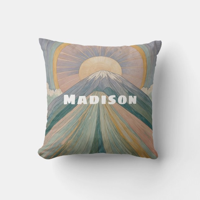 Coussin Une Serenade Volcanique Personnalisée (Recto)