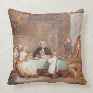 Coussin Une soirée musicale (huile sur la toile) 2