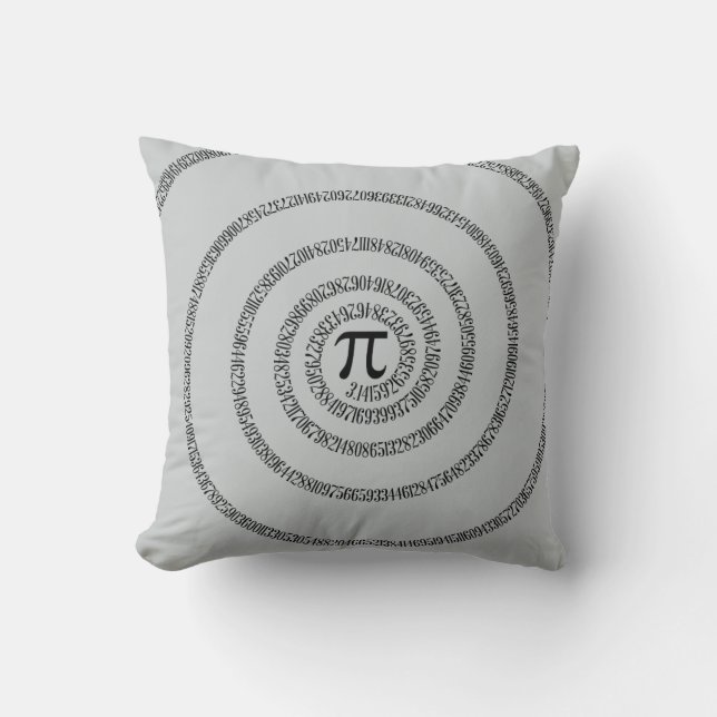 Coussin Une spirale pour Pi Cliquez sur Personnaliser Chan (Recto)