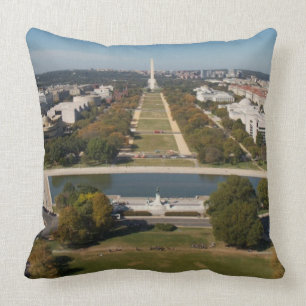 Coussin Une vue de paysage de Washington DC
