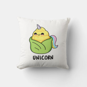 Coussin Unicorn Funny Baby Corn Pun