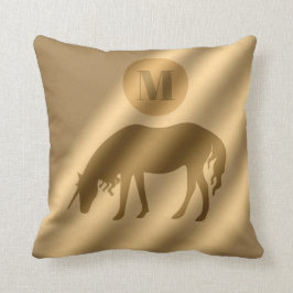 Coussin Unicorn Gold Luxury Monogram