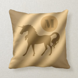 Coussin Unicorn Gold Luxury Monogram