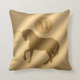 Coussin Unicorn Gold Luxury Monogram