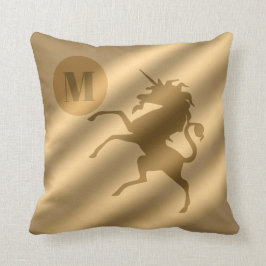 Coussin Unicorn Gold Luxury Monogram