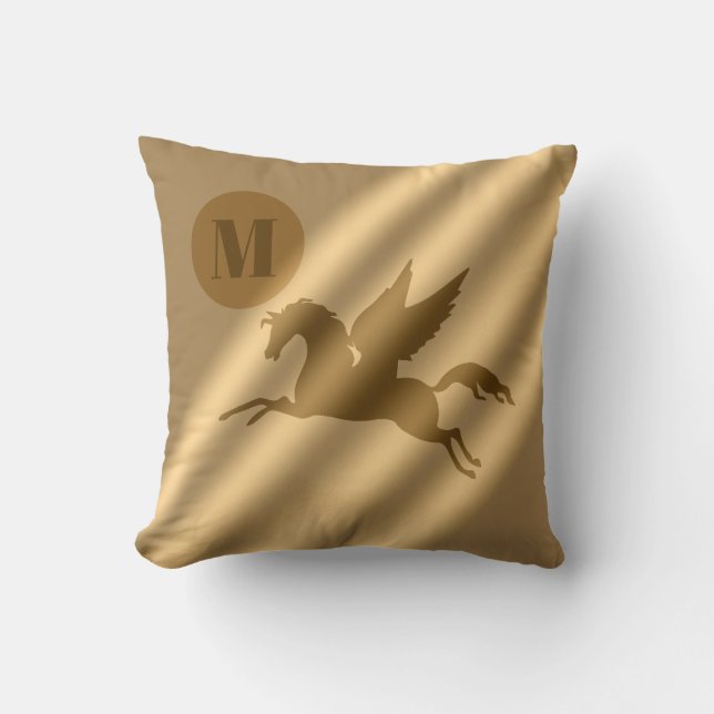 Coussin Unicorn Gold Luxury Monogram (Recto)