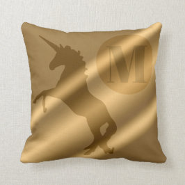 Coussin Unicorn Gold Luxury Monogram