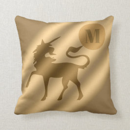 Coussin Unicorn Gold Luxury Monogram