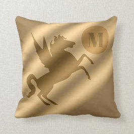 Coussin Unicorn Gold Luxury Monogram