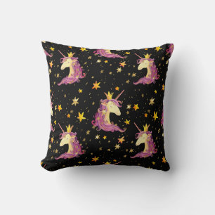 Coussin Unicorn Princess : Aquarelle Fairy Tale
