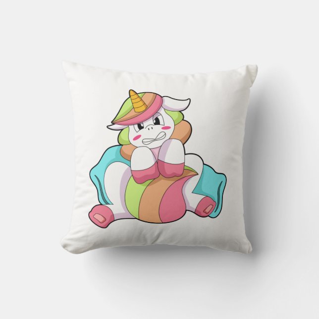 Coussin Unicorn shy with Pillow (Recto)