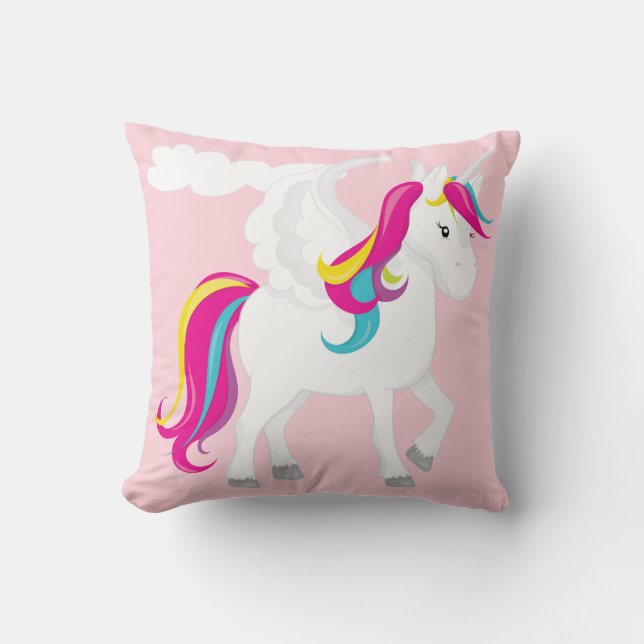 Coussin Unicorne magique (Recto)