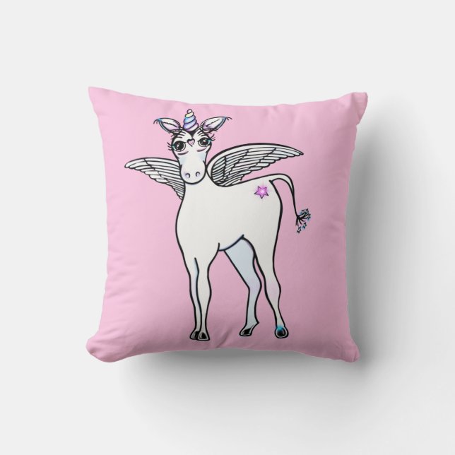 Coussin Unicorne magique (Recto)