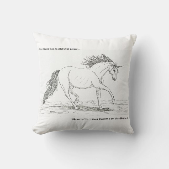 Coussin Unicorns (Recto)