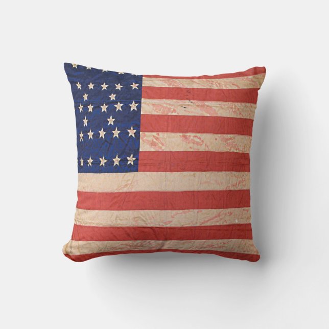 Coussin Union de la guerre civile 🦅 honneur militaire Vin (Recto)