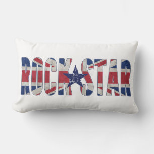 coussin Union Jack Rock Star
