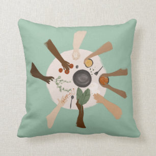 Coussin Unité par la diversité et la communauté