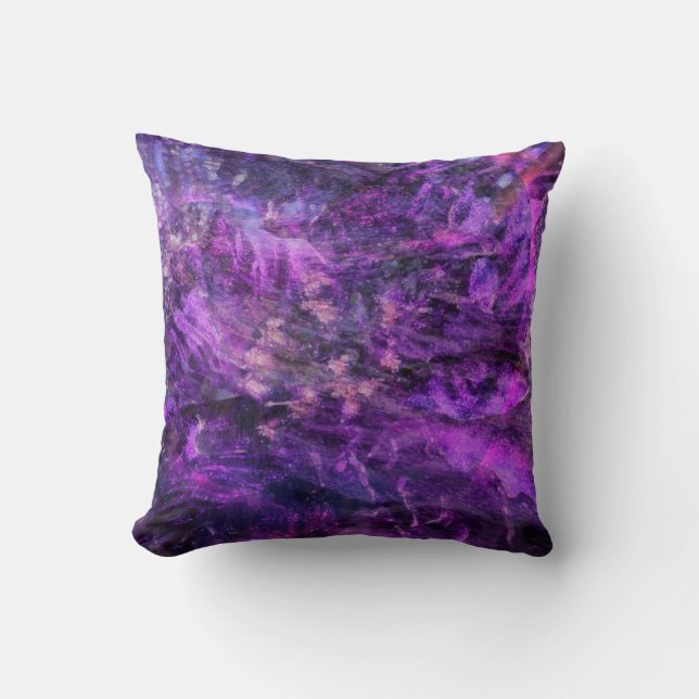 Coussin Univers pourpre (Recto)