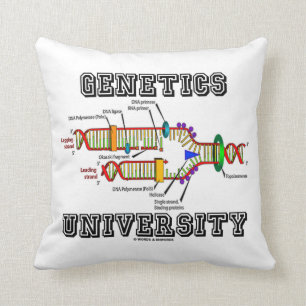 Coussin Université de la génétique (humour de reproduction