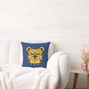 Coussin Université d'État NCA&T   Tête de Bulldog